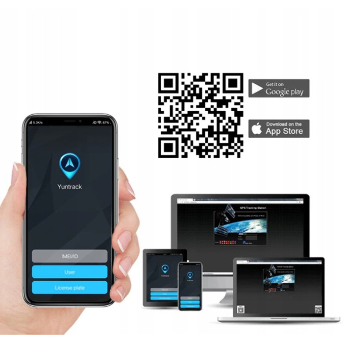 GPS-нашийник-локатор для собак з акумулятором 1200mAh, SOS-функція, керування через додаток, без абонплати