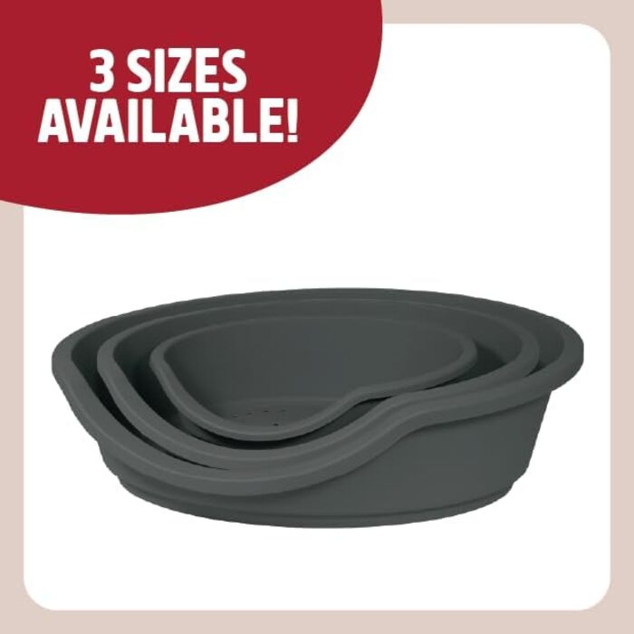 Килимок для домашніх тварин Rosewood Eco Line з переробленого пластику, сірий графіт, великий (95 см) – міцний, пральний