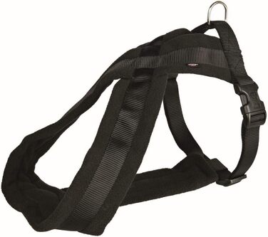 Шлейка для собак TRIXIE Premium Touren, чорна, L-XL (70-110 см), для великих собак