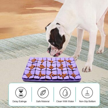 Силіконова килимок для собак з сильною фіксацією, для повільного годування, проти нудьги, підходить для собачого масла