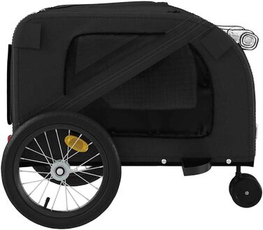 Фаркоп-причіп для собак Gecheer: міцний, з тканини Oxford та дахом з ПВХ, для безпечних та комфортних поїздок з домашніми тваринами