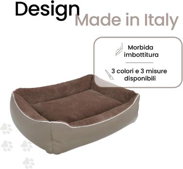 Кімната для домашніх тварин Sogni E Capricci Bett, 48 x 42 x 16 см (кремовий колір, розмір 84 x 66 x 19 см, NUVOLA)