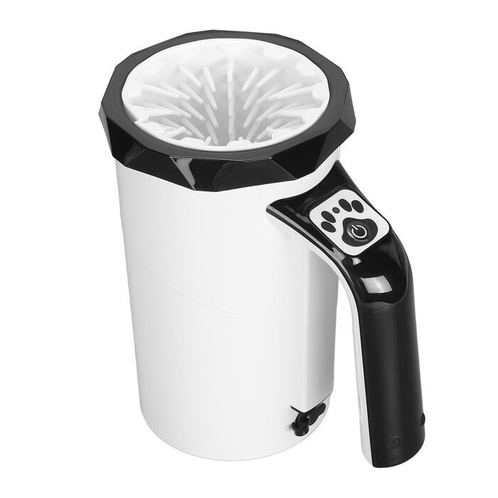 Автоматичний мийка лап для собак, бездротова, чорно-біла