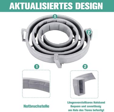 Захисний нашийник від бліх та кліщів для котів Advanllent, від 12 тижнів