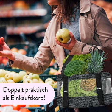 Велосипедний кошик для собак Valkental KLICKfix, з подушкою та відсіками, стабільний і безпечний, ідеальний як кошик для покупок