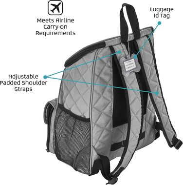 Чорна сумка для собак Overland Dog Gear - переноска для собак, дорожня сумка-переноска, weekender