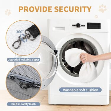 Транспортна сумка Petsfit для котів та собак | Авіапереліт, авто та поїзд | Сірий колір, Small