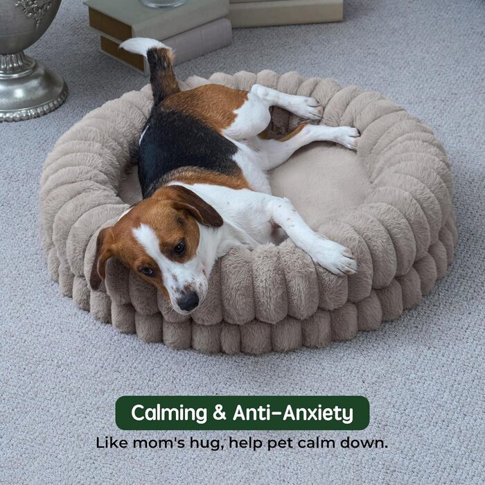 Кругле ортопедичне ліжко для собак BALANCE, для маленьких собак, кошенят, з неслизьким дном, 60х60 см