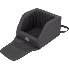 Транспортна переноска для собак, лежанка для собак, кошик для собак, лежанка для котів, для маленьких собак (46x46x31 см, графіт)