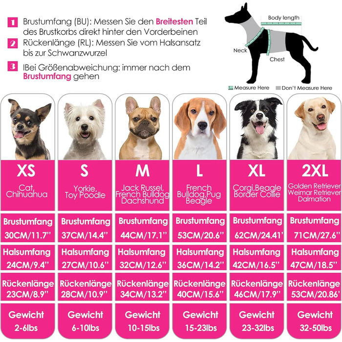 Пуловер для собак AOFITEE, теплий пуловер з коміром-стійкою для дрібних порід (Такса, Мопс, Мальтізе) S, Рожевий