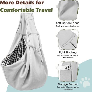 Pawaboo Сумка-переноска для собак та котів, зручна для подорожей, до 5.5 кг, квітковий принт + чорний (сірий)