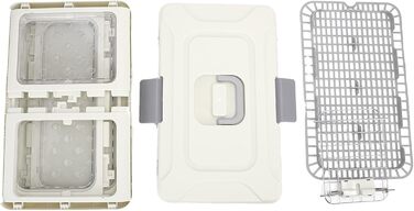 Транспортна переноска для котів Asixxsix, розкладна, прозора, з вентиляцією. Просторий пластиковий бокс для дому та подорожей