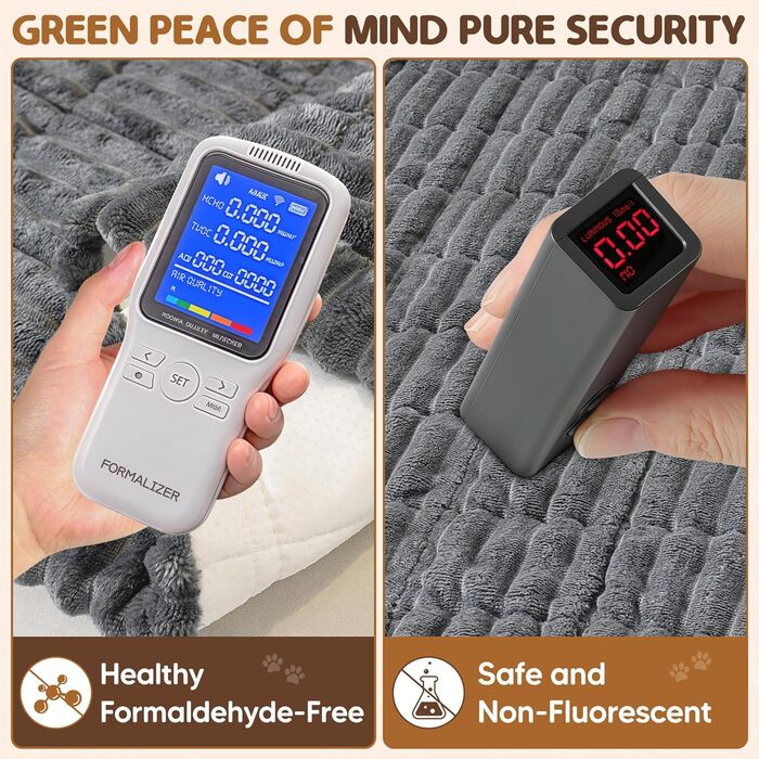 Плед на диван для собак, фланелевий, 70 x 180 см, темно-сірий. М'який, антиковзаючий, для захисту дивану, машинне прання