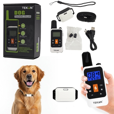 Електричний нашийник для дресирування собак з пультом дистанційного керування та великим радіусом дії