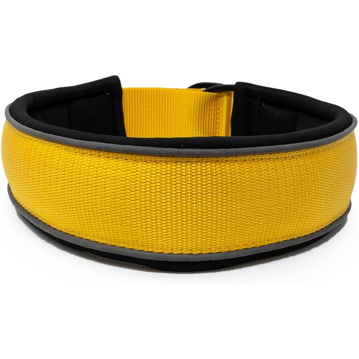 VITOMALIA® Легке відбиваюче нашийник для собак з гальмом, 4 см, міцний нейлон та м'який неопрен, для середніх собак