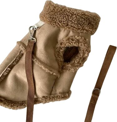 Теплий дизайнерський жилет для собак - тепла куртка для маленьких собак на осінь/зиму. М'який, без шнура.