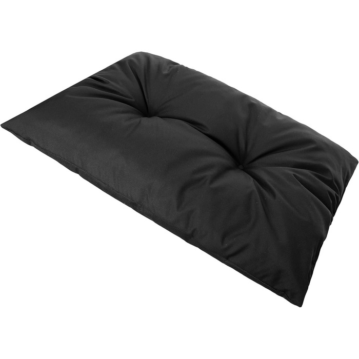 Крісло-ліжко для собак та котів - чорне, 63x48 см