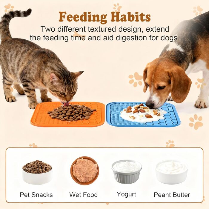 Килимок для грумінгу собак та котів AiQInu з присосками (2 шт.)