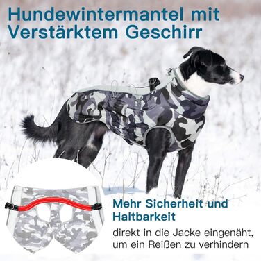 Теплий зимовий одяг для собак - теплий мантель для маленьких собак, тепла куртка для собак, флісова підкладка, отвори для повірця, мантель для собак, підходить для шнауцерів, колір: абрикосовий, розмір S, сірий