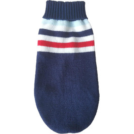 Пуловер VEDEM для собак з візерунком, теплий, для холодної погоди, розмір S, темно-синій