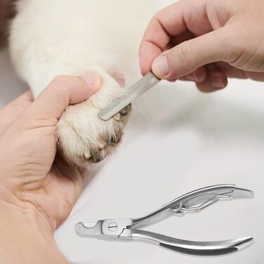 Набір для стрижки нігтів для собак – сталевий, прецизійний, для великих та середніх порід, для дому та подорожей, підходить для котів та інших тварин