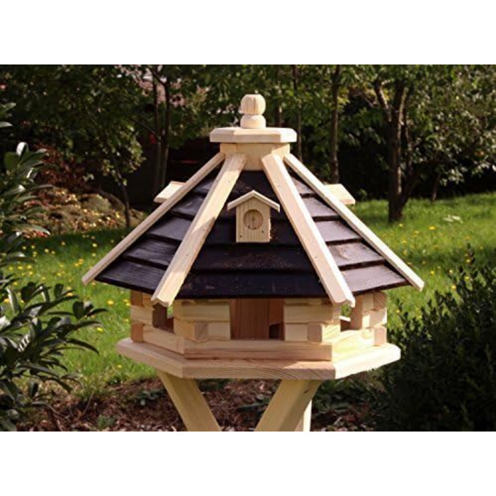 Дерев'яний будиночок для птахів Vogelhaus Typ 21, коричневий, без стійки