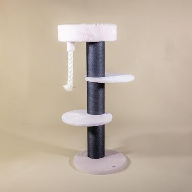 Дряпак для котів RHRQuality – Maine Coon, 150 см, товстий сизаль, рожевий