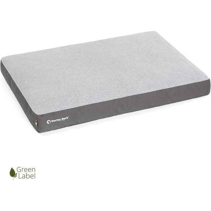 Килимок для собак середніх порід Doctor Bark - 88x60 см, сірий, миючий, м'який, плюшевий