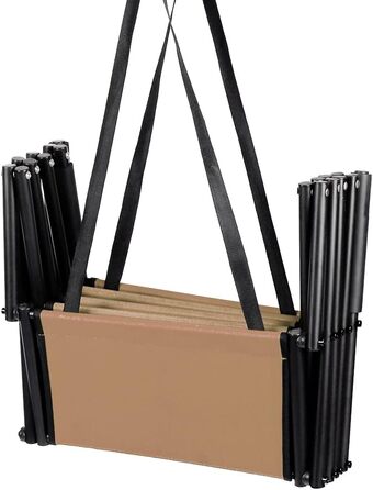 Складана та регульована рампа для собак великих та малих порід, драбина для домашніх тварин, 75 кг, акумуляторна, для всіх автомобілів, коричнева