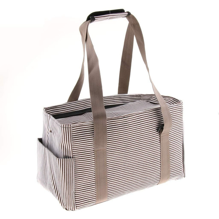 Транспортна сумка для тварин: переноска для собак та котів, сумка для подорожей (сіра)