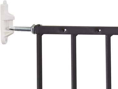 BabyDan Tor для захисту від дітей та домашніх тварин, розсувне, чорний, ширина 62,5-106,8 см