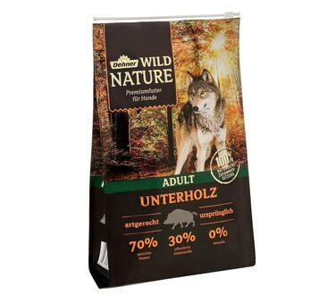 Сухий корм для дорослих собак Dehner Wild Nature Gebirgssee з лососем та куркою, беззерновий та без цукру, 4 кг