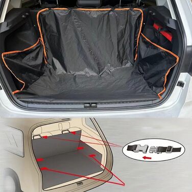 Захист для багажника автомобіля для собак, килимок для багажника, захист краю багажника, 180x105x38 см