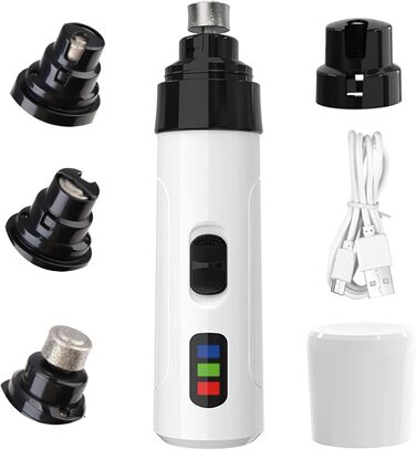 Електричний шліфувальник для собак та котів Leiser Groom Pro Kit, 2 швидкості, USB-зарядка