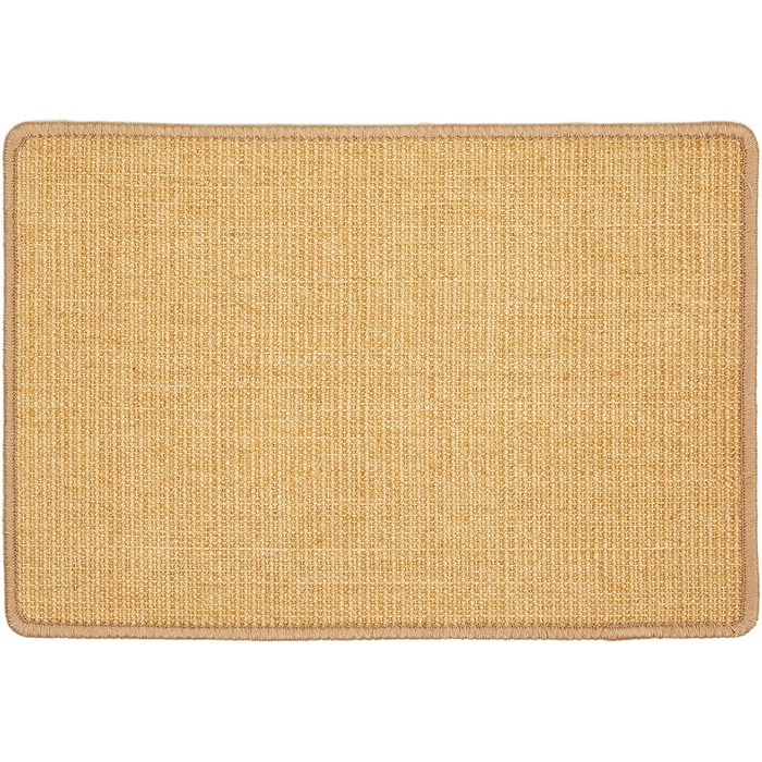 Килимок для котів з сизалю 60x80 см - міцний, натуральний, бежевий