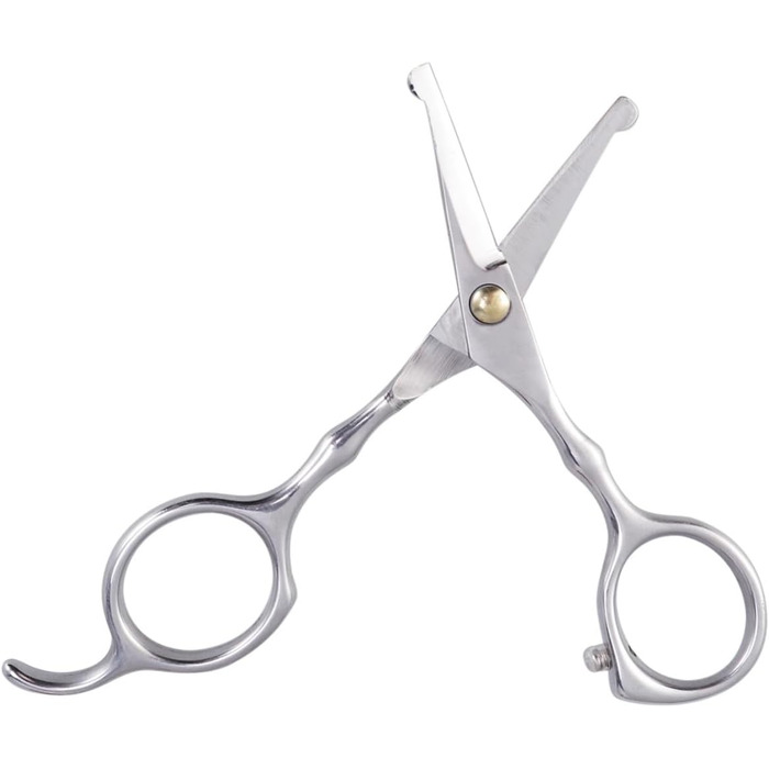 Ножиці для грумінгу тварин з нержавіючої сталі: ергономічні ножиці з безпечними закругленими кінцями для собак та котів