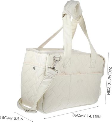 Переносна сумка-переноска для тварин Toyvian: дихаюча сумка для собак і котів, для подорожей, з великою кишенею для зберігання