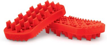 Щітка для собак з довгим волоссям Pet+Me PETM009, червона