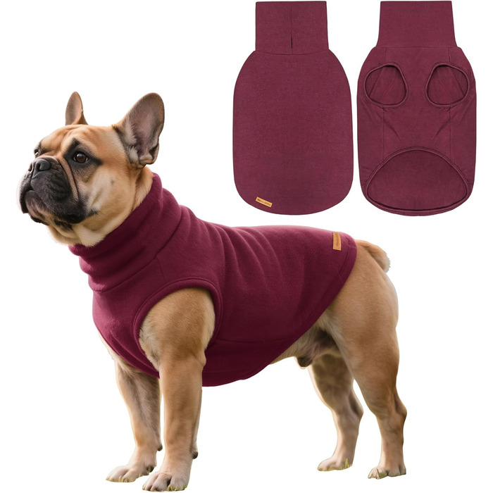 Світшот для собак Mosucoirl: теплий, зручний, для маленьких, середніх та великих собак XS-4XL (3XL, червоний)