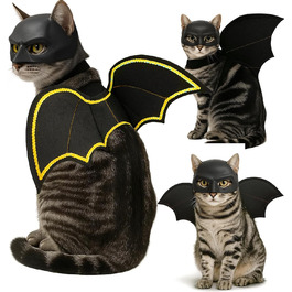 Костюм на Хелловін для собак: крила кажана, карнавальний костюм для тварин, для цуценят, собак маленьких, середніх та великих порід, веселий косплей
