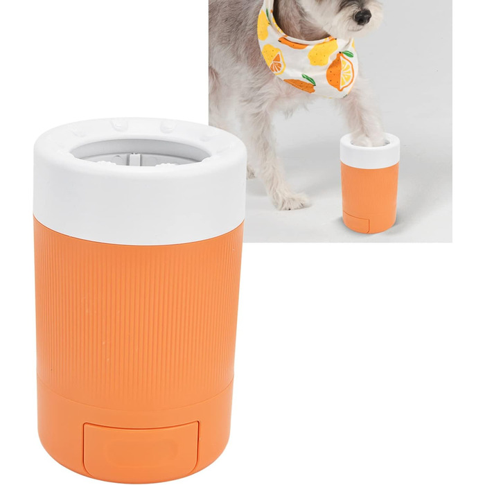 Портативний очищувач лап для собак Yctze - оранжевий