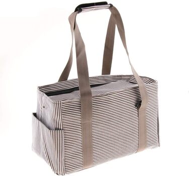 Транспортна сумка для тварин: переноска для собак та котів, сумка для подорожей (сіра)