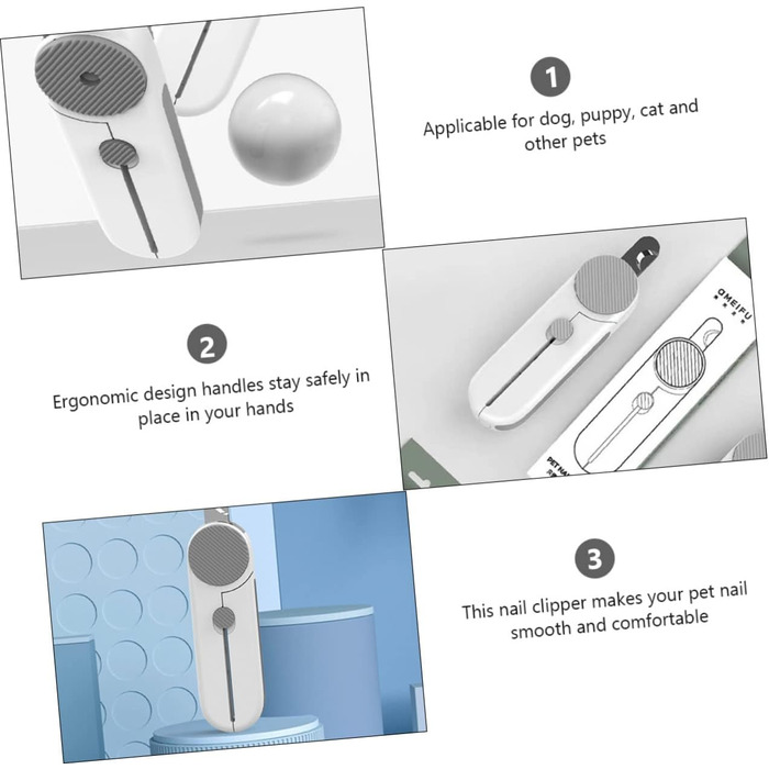 Кліпер для догляду за кігтями тварин з LED-підсвіткою: безпечний та зручний для котів та собак