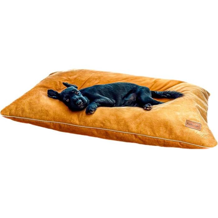 М'яке ліжко для собак середнього розміру, велюрова подушка для собак, 80x50x8 см, зелений колір