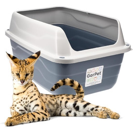 Котлові туалети для котів GarPet XXL: великі, відкриті, з високим бортиком, гігієнічні