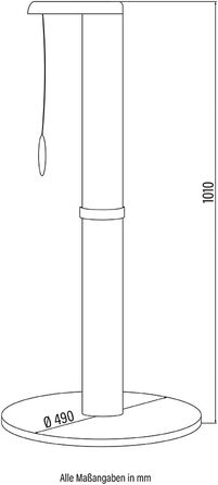 Дерево для кішки Home Deluxe NEVA - сірий, 101x49x49 см, сизаль, поліестер, MDF