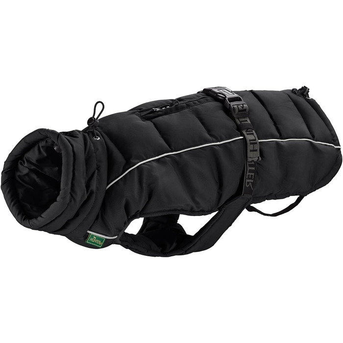 Накидка для такси HUNTER Paxson, чорний, водовідштовхуючий, з підкладкою, для маленьких собак з довгим тілом