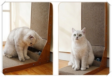 Низька кігтеточка K&M для котів до 60 см