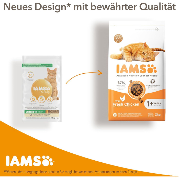 Сухий корм для котів IAMS Indoor з куркою для кішок, що живуть у приміщенні, 10 кг