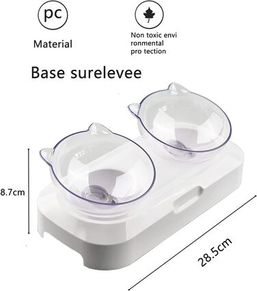 Підвищена годівниця для котів Fressnapf з неслизькою основою та захистом від перекидання